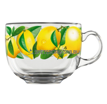 Кружка для чая 480мл "Лимоны"     (1)     2027-Д